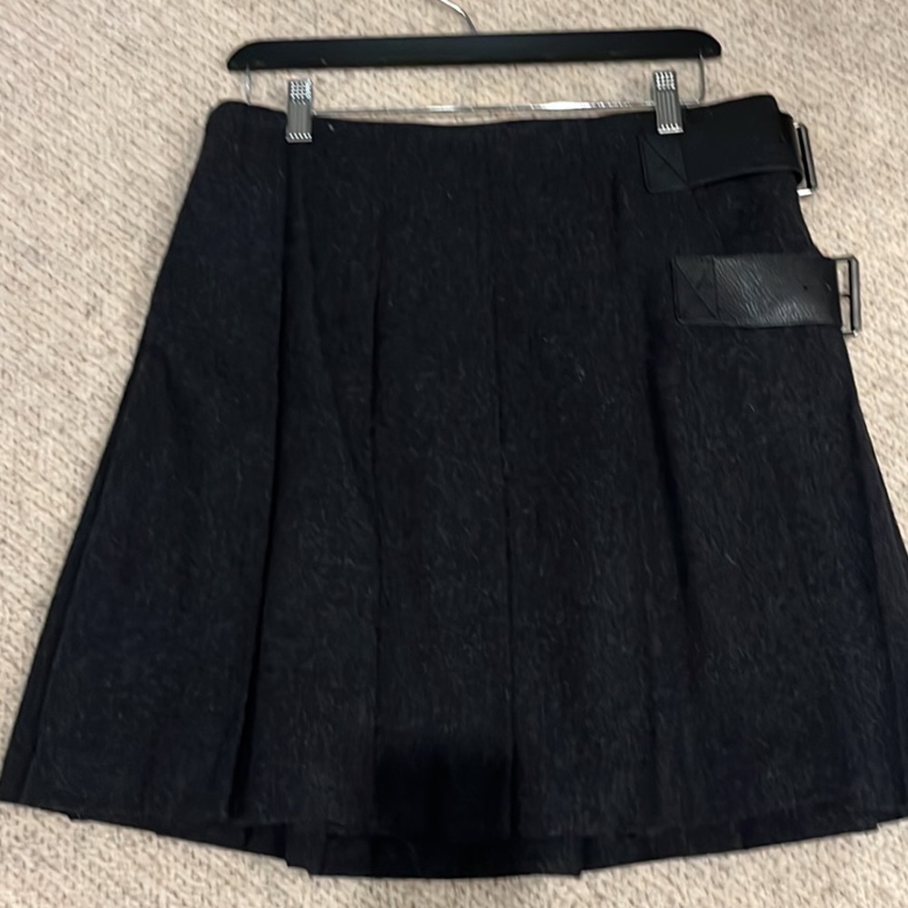 Burberry Brit Wool Pleated Skirt